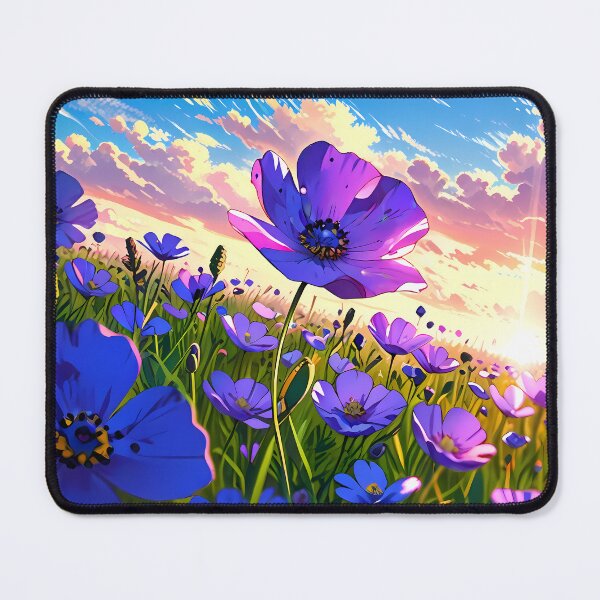 Item preview, Purple poppy field at sunset designed and sold by HikariMoments.