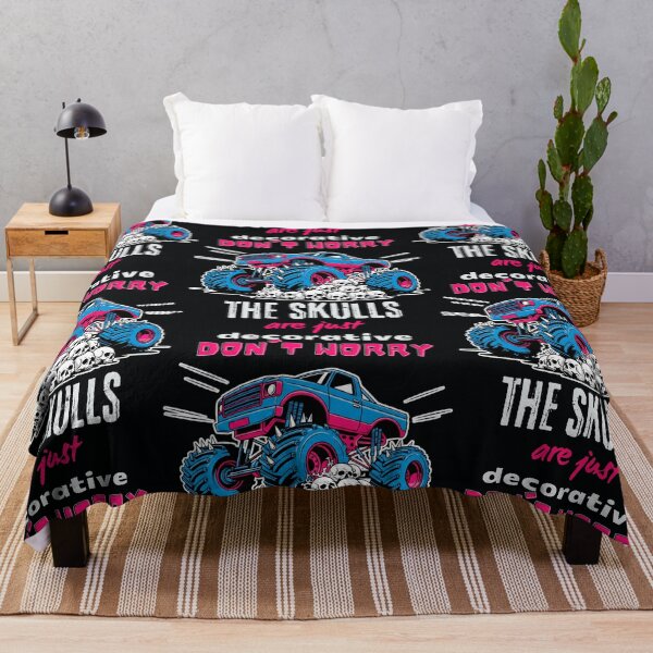 Item preview, Massive Truck Over Skulls with Dark Humor Text designed and sold by SplashTastic.