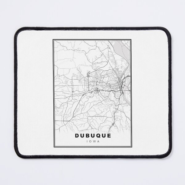 Item preview, Dubuque Map designed and sold by Tamas Das.