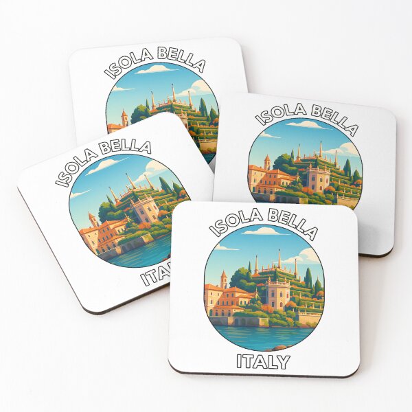 Item preview, Isola Bella Lake Maggiore Italy – Palace & Gardens Travel Art designed and sold by inkNext.
