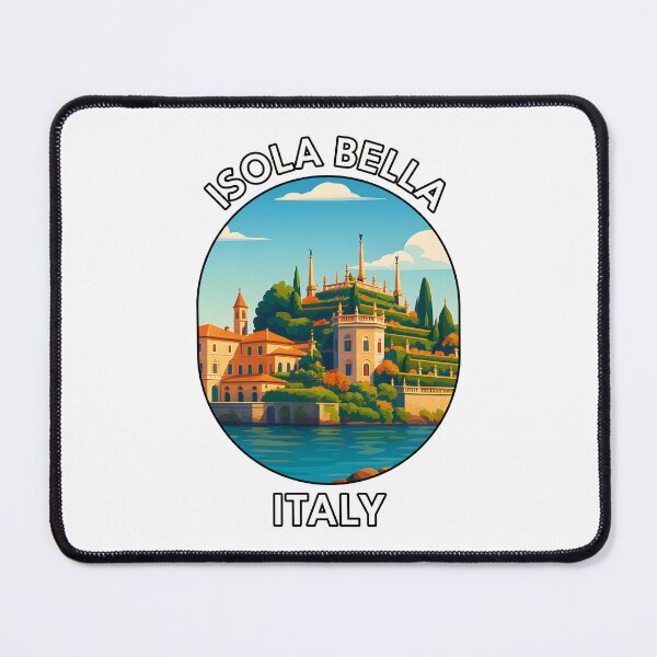 Item preview, Isola Bella Lake Maggiore Italy – Palace & Gardens Travel Art designed and sold by inkNext.