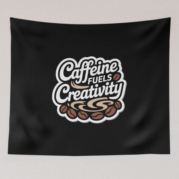 Item preview, Caffeine fuels creativity designed and sold by musthavewords.