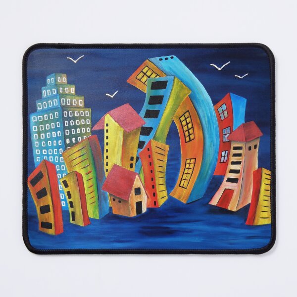 Item preview, The Floating City designed and sold by Yolanda Caporn Art.