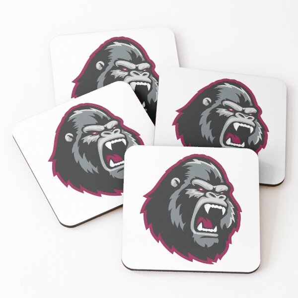 Item preview, Fierce Gorilla Mascot Sticker designed and sold by BubbleDream Art .