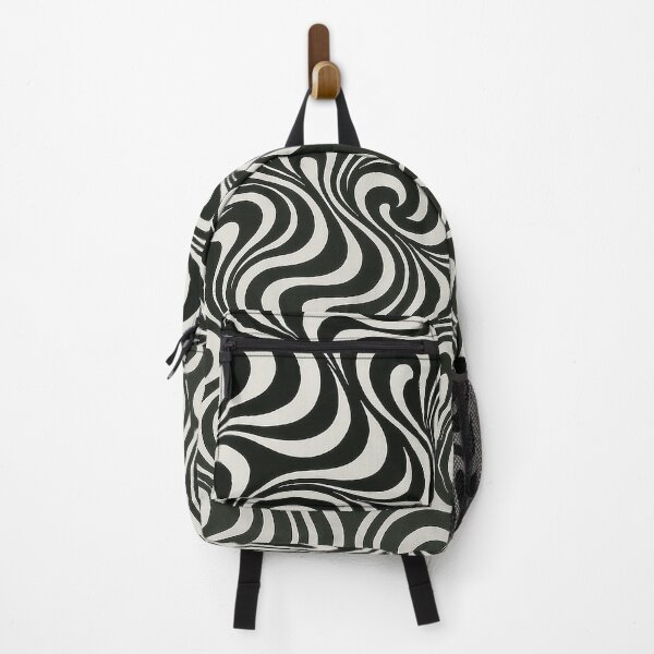 Item preview, Psychedelic Black and White Swirl Pattern designed and sold by weirdfishes123.