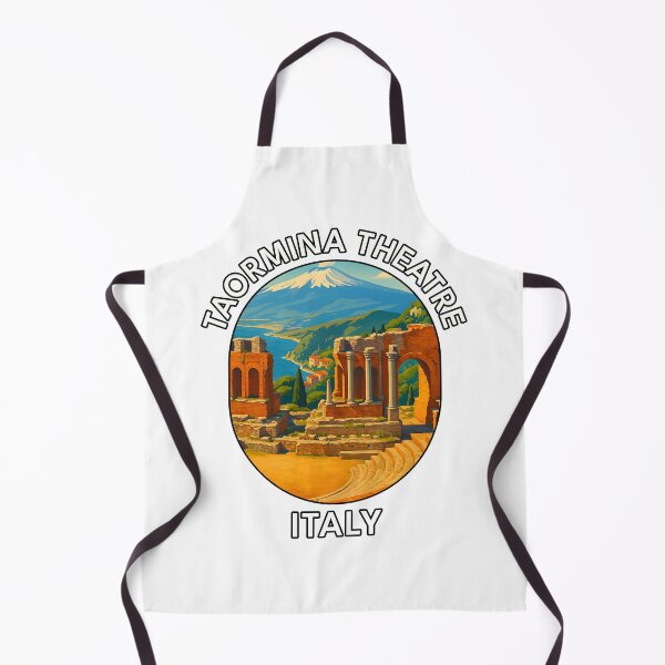 Item preview, Taormina Ancient Theatre Sicily Italy – Coastal Travel Landmark designed and sold by inkNext.