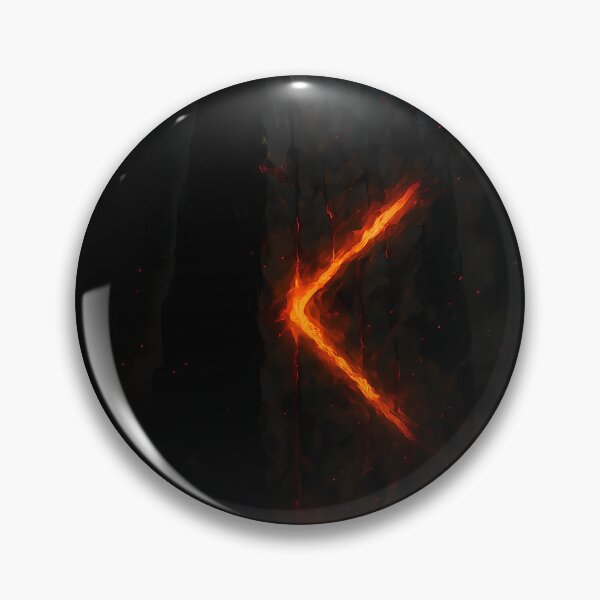 Item preview, Kenaz – Rune of Fire and Knowledge designed and sold by NorseDrip.
