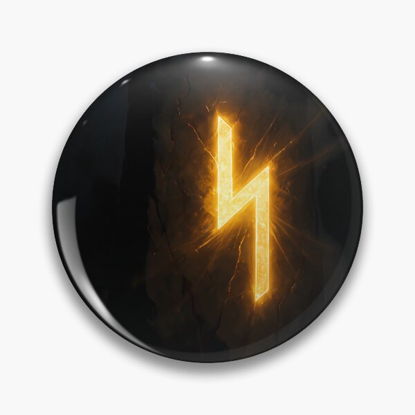Item preview, Sowilo – Rune of the Sun | Dark Fantasy Norse Symbol designed and sold by NorseDrip.