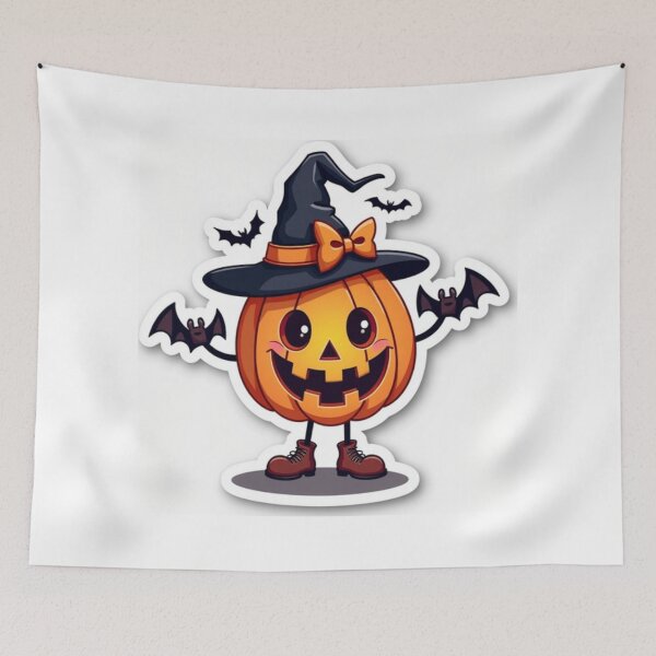 Item preview, halloween cute icon pumpkin designed and sold by Dfcolourdesigns.