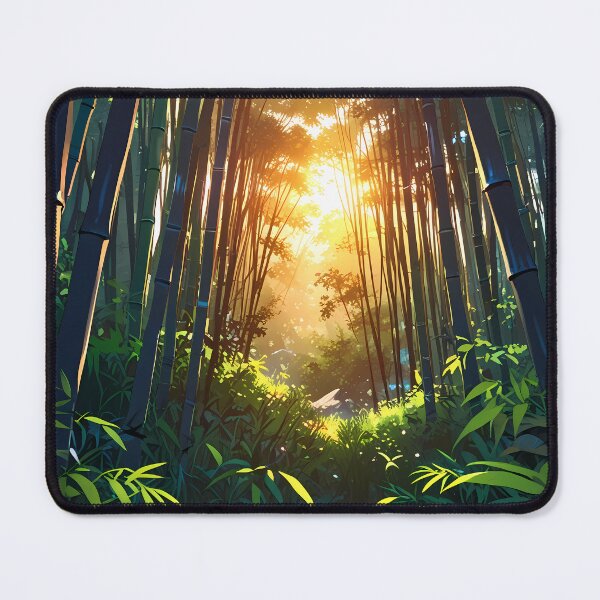 Artikelvorschau, Bamboo forest at sunset entworfen und verkauft von HikariMoments.