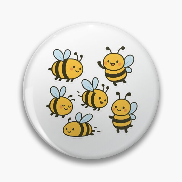Item preview, Cute Cartoon Bees Set designed and sold by SassyArtistry.