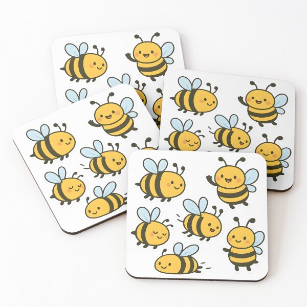 Item preview, Cute Cartoon Bees Set designed and sold by SassyArtistry.