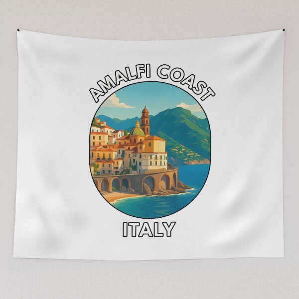 Item preview, Amalfi Coast Campania Italy – Summer Travel Coastal View designed and sold by inkNext.