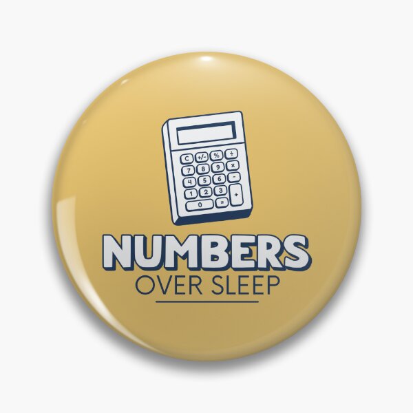 Item preview, Numbers over sleep designed and sold by musthavewords.