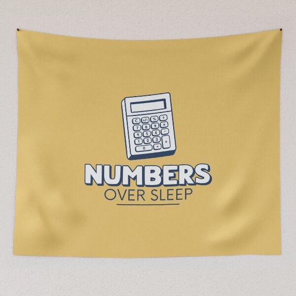 Item preview, Numbers over sleep designed and sold by musthavewords.