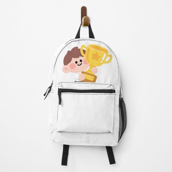 Item preview, Well Done Cute Boy Holding Golden Trophy Cartoon Illustration Success Victory Achievement Reward Happy Celebration Encouragement Motivation designed and sold by Mimoshi ⭐⭐⭐⭐⭐.