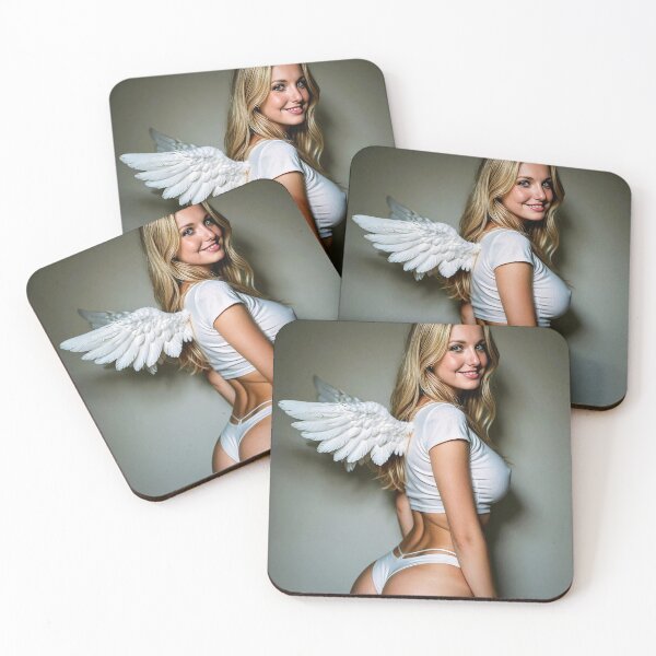 Item preview, Heather Thomas angel bikini poster designed and sold by Planet Utoppia.