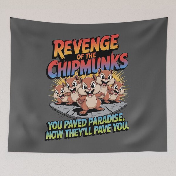 Artikelvorschau, Die Rache der Chipmunks - Chipmunk Halloween - Chipmunk Horror - Chipmunk Monster - Chipmunk Nutty entworfen und verkauft von JansenGS.