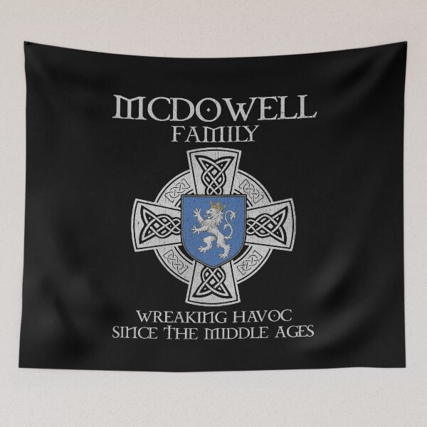 Item preview, McDowell Family Crest – Medieval Heritage Emblem for Ancestry Lovers & Vintage Style Fans designed and sold by 9X FR.