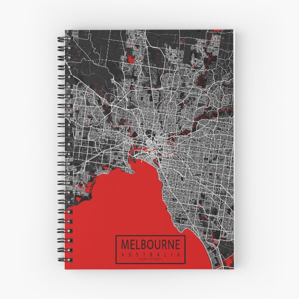 Item preview, Melbourne City Map of Victoria, Australia - Oriental  designed and sold by deMAP.