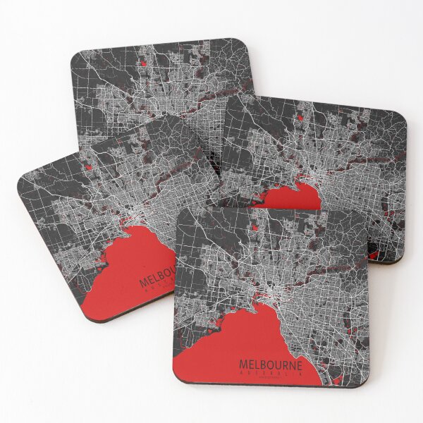 Item preview, Melbourne City Map of Victoria, Australia - Oriental  designed and sold by deMAP.