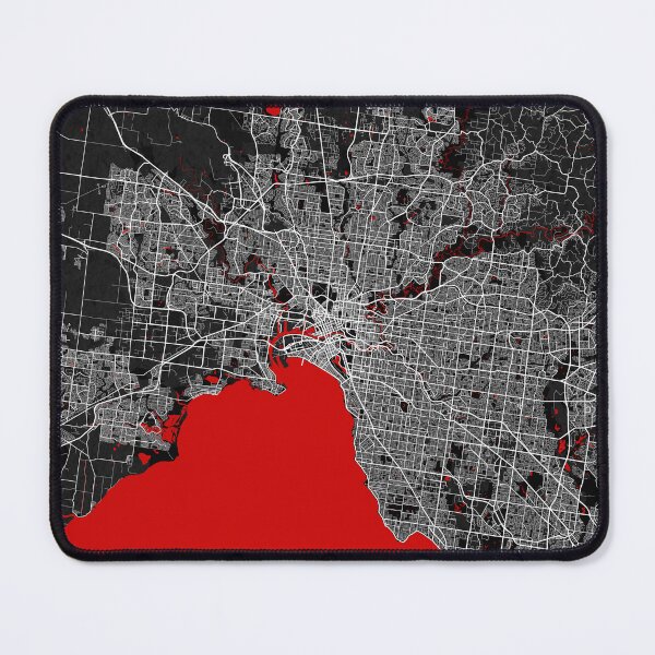 Item preview, Melbourne City Map of Victoria, Australia - Oriental designed and sold by deMAP.