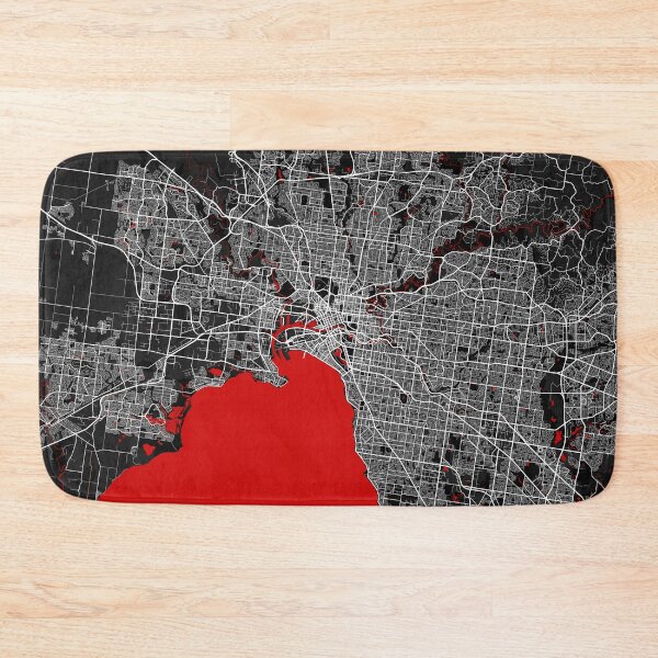 Item preview, Melbourne City Map of Victoria, Australia - Oriental  designed and sold by deMAP.