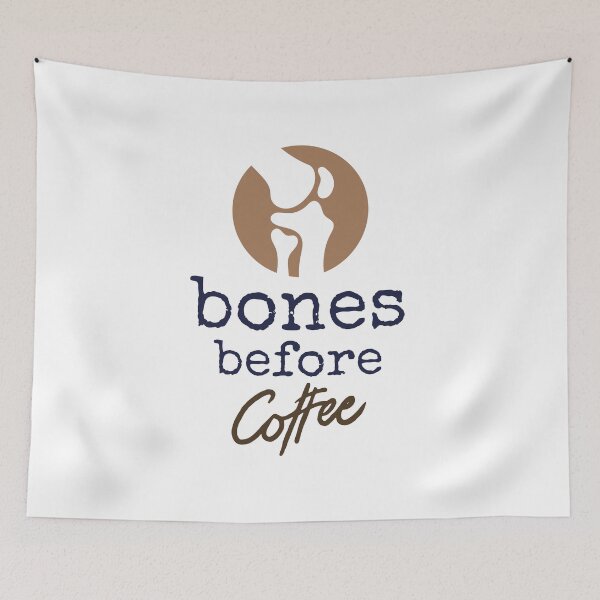 Item preview, Bones before coffee designed and sold by musthavewords.
