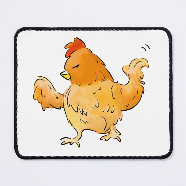 Item preview, Cartoon chicken saying NO in disdainful look illustration designed and sold by CuteLemon00.