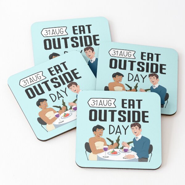 Item preview, 31 Aug Eat Outside Day - Wacky Holidays  designed and sold by ChemicalXShop.