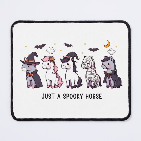 Item preview, Cute Spooky Horse, Just A Spooky Horse, Funny Halloween Horse designed and sold by WhimsyVox.