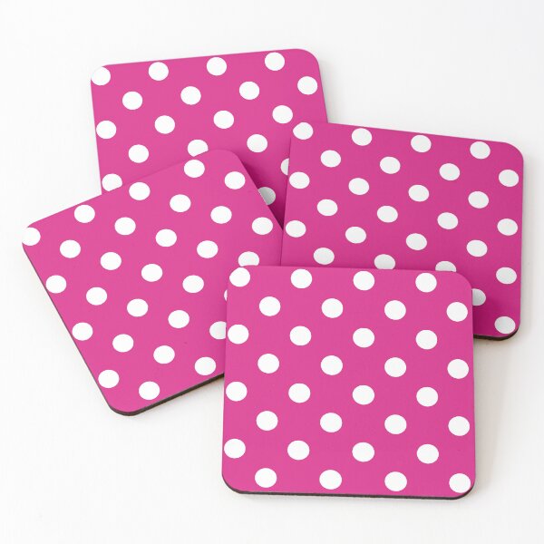 Item preview, White Polka Dots on Magenta  designed and sold by POLKAIWERX.
