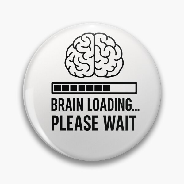 Item preview, Brain Loading Please Wait Funny School Design designed and sold by Medfel.
