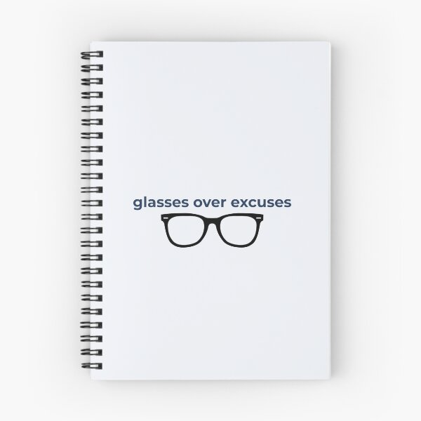 Item preview, Glasses over excuses designed and sold by musthavewords.