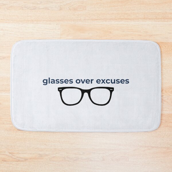 Item preview, Glasses over excuses designed and sold by musthavewords.