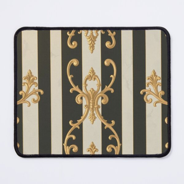 Item preview, Black & Alabaster Striped Gold Baroque designed and sold by DesignsByPrnces.