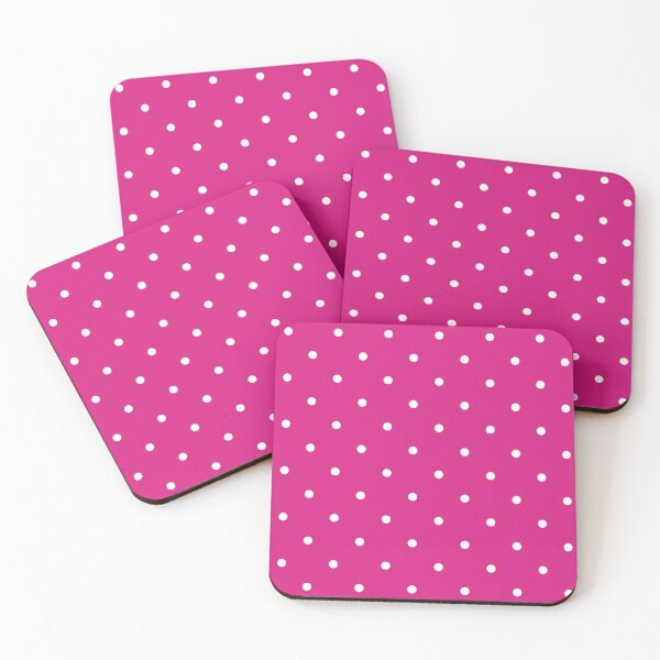 Item preview, White Polka Dots on Magenta  designed and sold by POLKAIWERX.