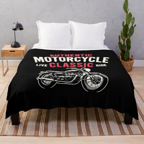 Item preview, Vintage Motorcycle Classic Ride to Live Motorbike Retro Cruiser designed and sold by w1ckerman.