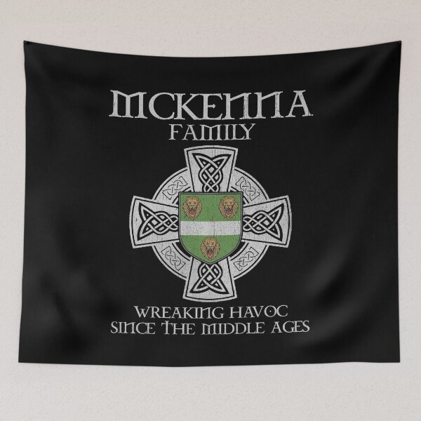 Item preview, McKenna Family Crest – Medieval Heritage Emblem for Ancestry Lovers & Vintage Style Fans designed and sold by 9X FR.
