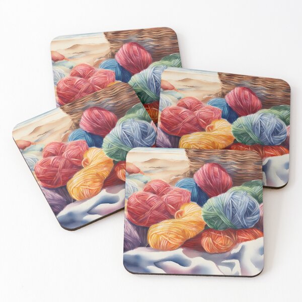 Item preview, Yarn Basket on Beach designed and sold by CalmnessbyChoice.