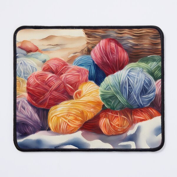 Item preview, Yarn Basket on Beach designed and sold by CalmnessbyChoice.