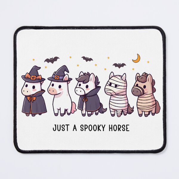 Item preview, Cute Spooky Horse, Just A Spooky Horse, Funny Halloween Horse designed and sold by WhimsyVox.