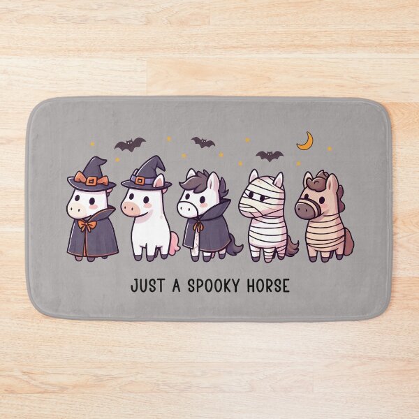 Item preview, Cute Spooky Horse, Just A Spooky Horse, Funny Halloween Horse designed and sold by WhimsyVox.