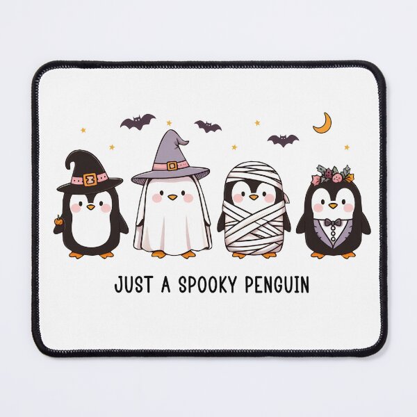 Item preview, Cute Spooky Penguin, Just A Spooky Penguin, Funny Halloween Penguin designed and sold by WhimsyVox.