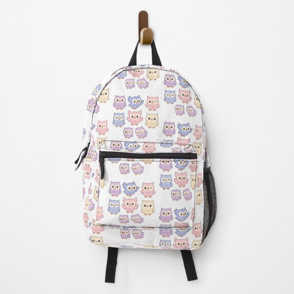 Artikelvorschau, Niedliches Kawaii-Eulen-Illustrationsset entworfen und verkauft von SassyArtistry.
