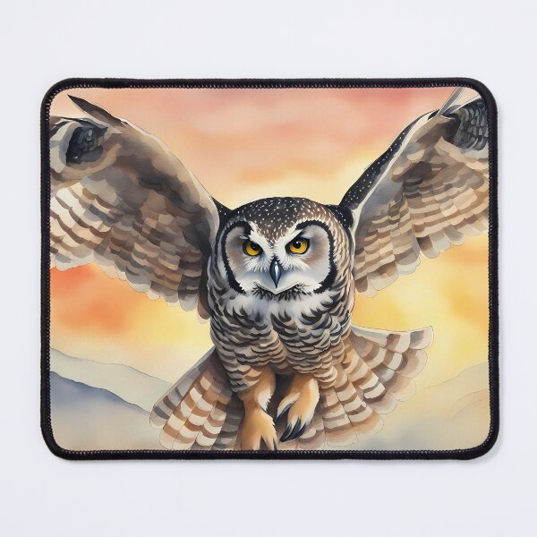 Item preview, Owl Flying at Dawn designed and sold by CalmnessbyChoice.