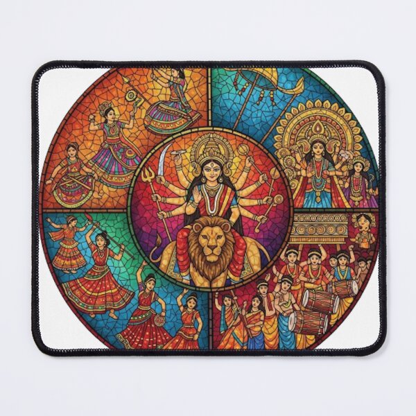 Item preview, Navratri and Durga Puja designed and sold by likbatonboot.
