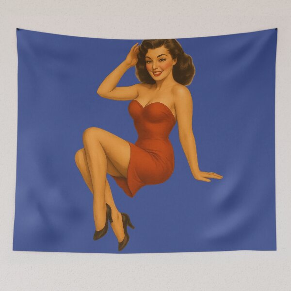 Item preview, Vintage Glamour Muse designed and sold by © Zenscape Studio 2025.