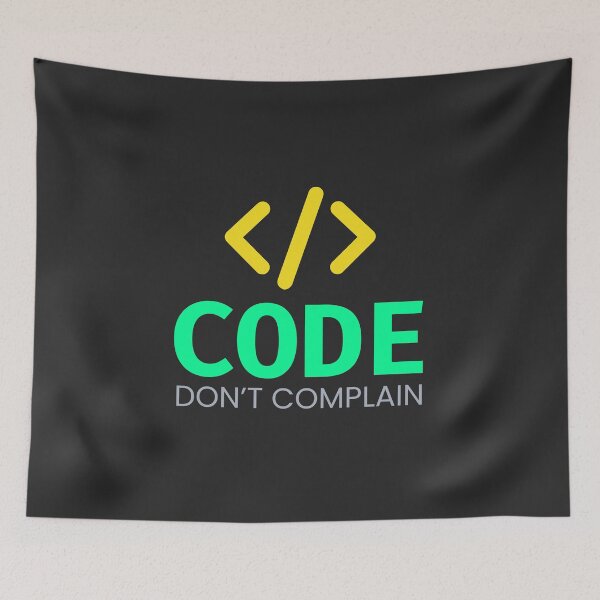 Item preview, Code, don’t complain designed and sold by musthavewords.