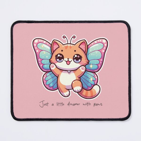 Item preview, Gato mariposa mágico con alas de ensueño designed and sold by PetsClan.
